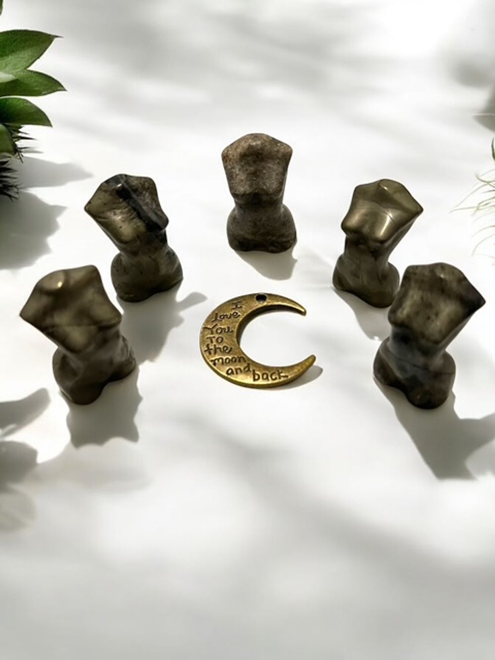 Pyrite Mini Goddess Crystal Carving