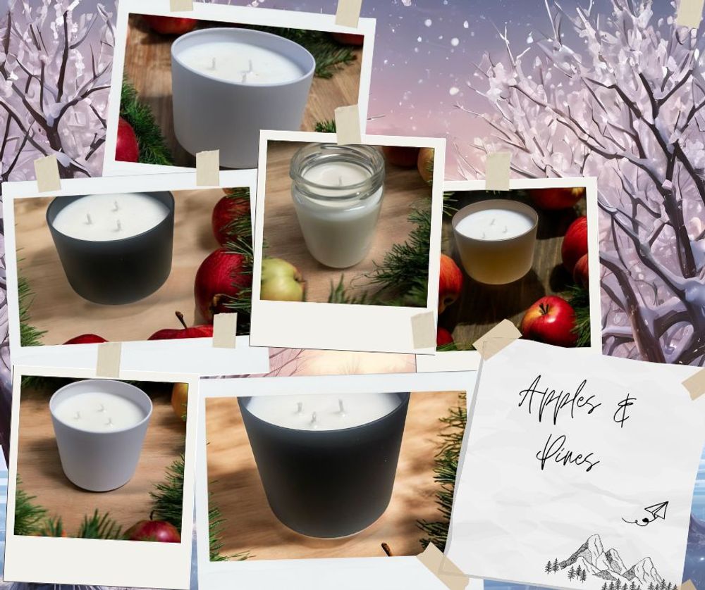 Apple & Pines 8oz. Candle