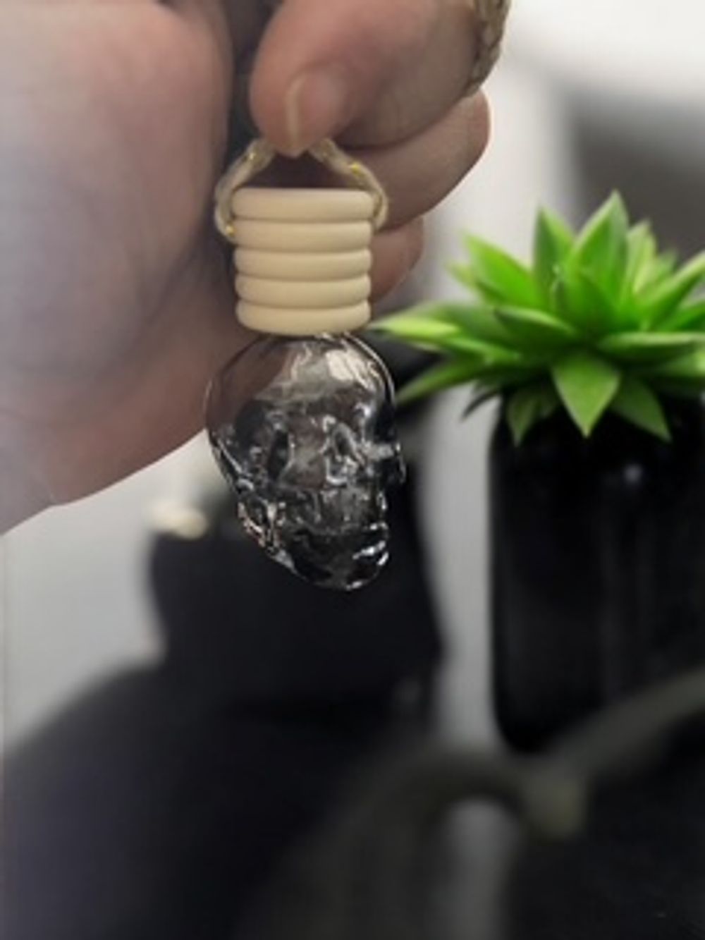 Black Skull Air Freshener 